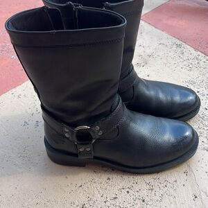 Harley Davidson  Black Leather Men's Boots